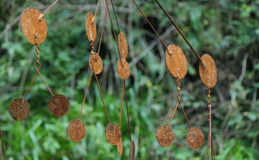 Ieuan's sculpture at Kelburn, Scotland