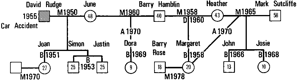 Figure 4.4 A Complex Reconstituted Family